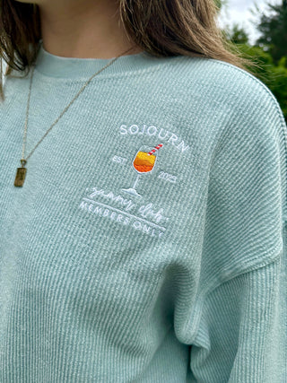Aperol Corded Crewneck