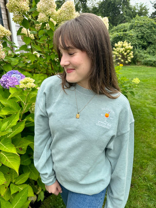 Aperol Corded Crewneck