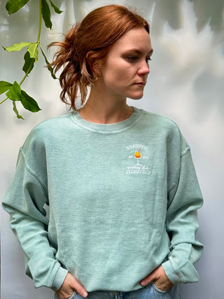 Aperol Corded Crewneck